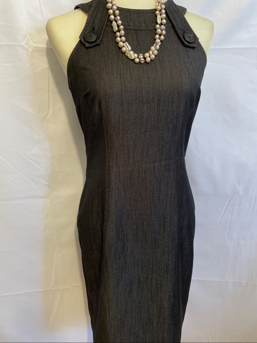 Sleeveless, Calvin Klein Sheath Dress.